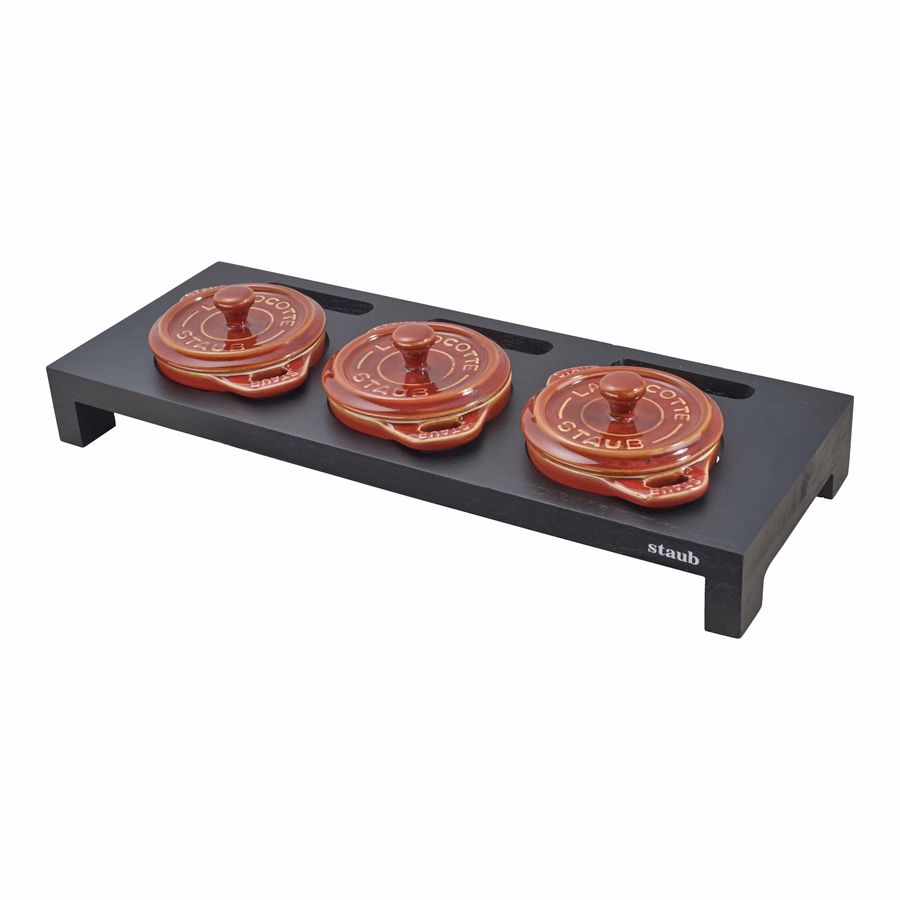 Fiber Wood, Mini Dutch Oven Stand, Matte Black