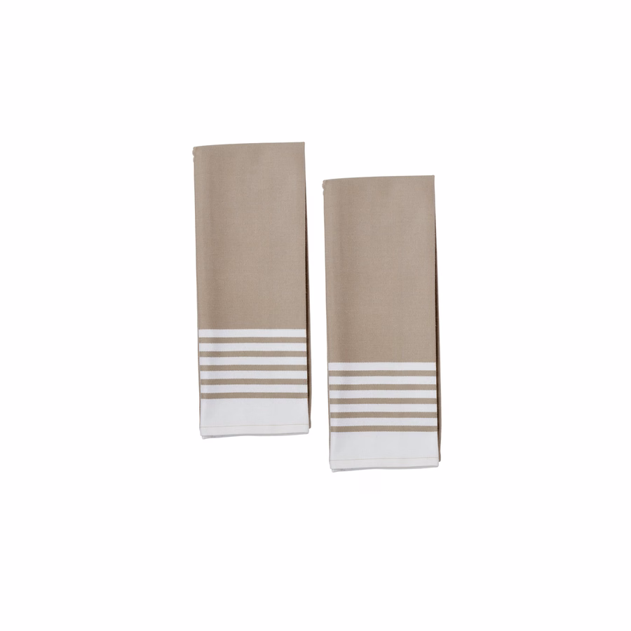 Kitchen Towels Set, Taupe