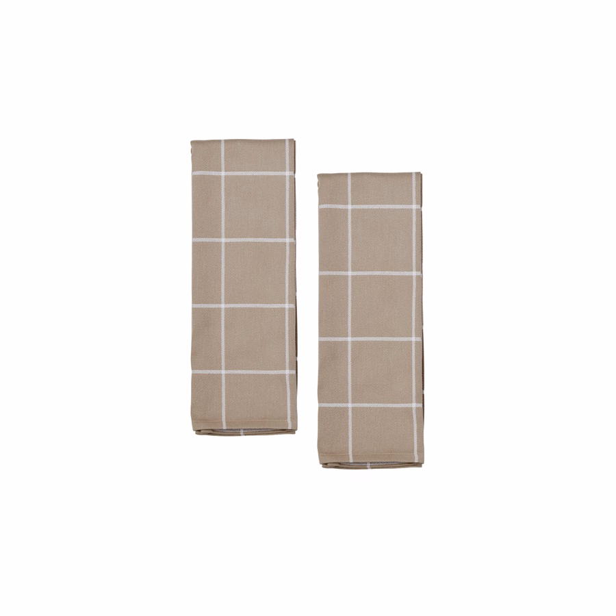 Kitchen Towels Set, Taupe
