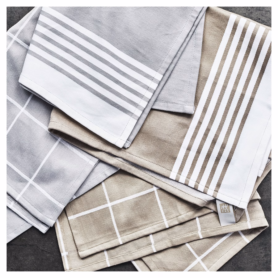Kitchen Towels Set, Taupe