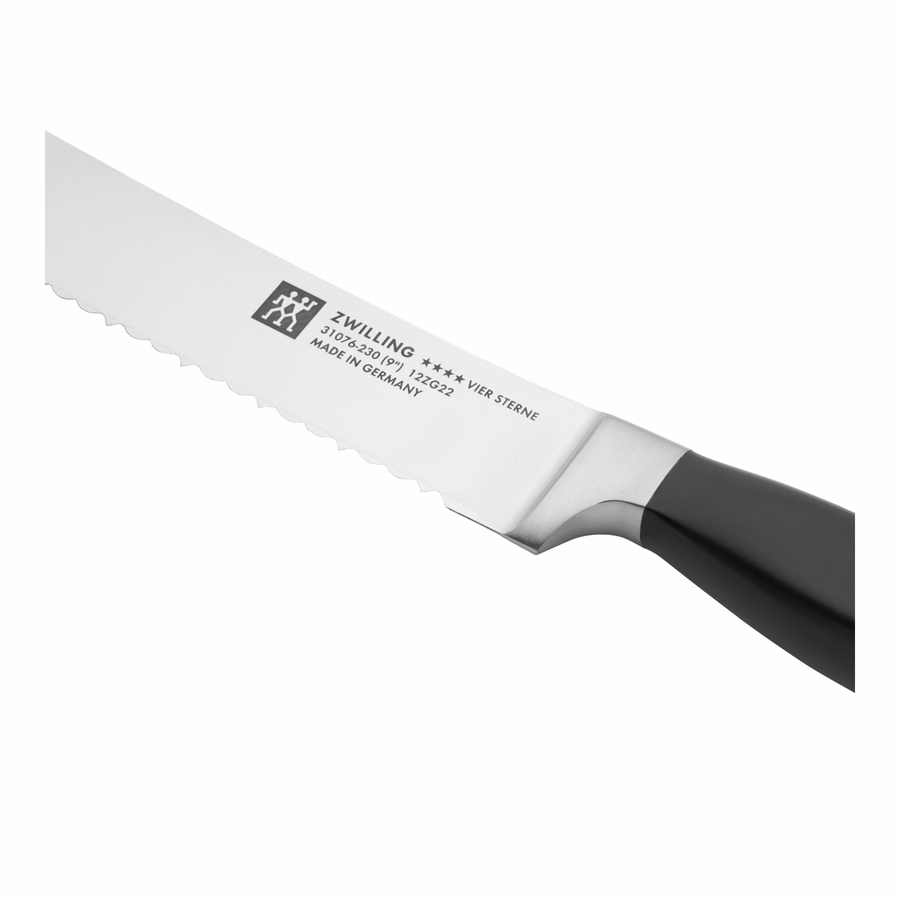 Country Bread Knife 9 inch, inverted serrated edge