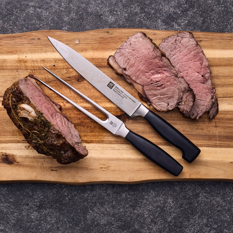 2-pc, Slicing/Carving Knife And Fork Set