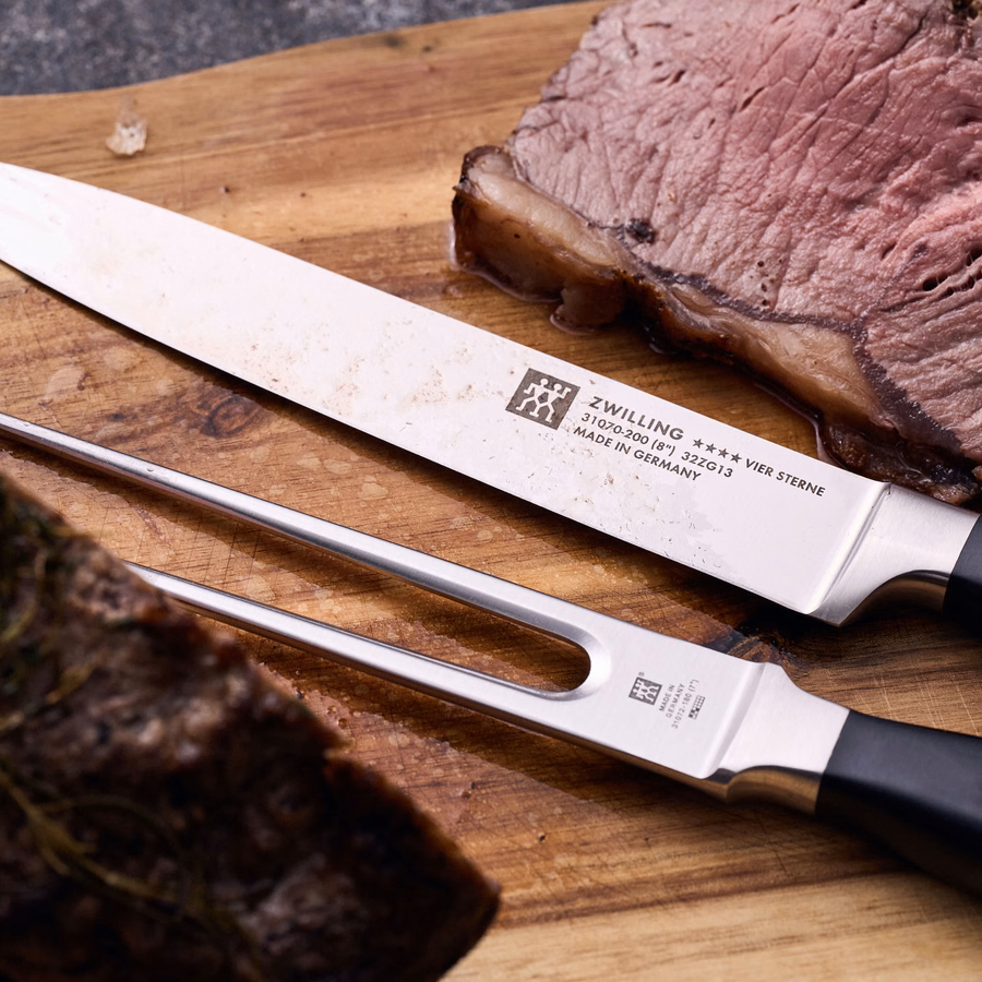 2-pc, Slicing/Carving Knife And Fork Set