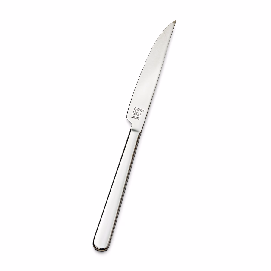 Stainless Steel Steak Knife Set with Wood Presentation Case , 8-pc