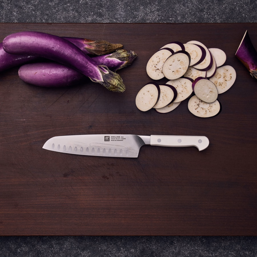7-inch, Hollow Edge Slim Santoku Knife