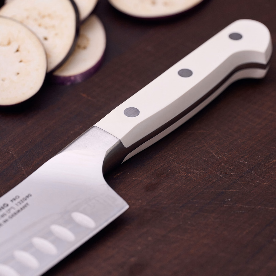 7-inch, Hollow Edge Slim Santoku Knife