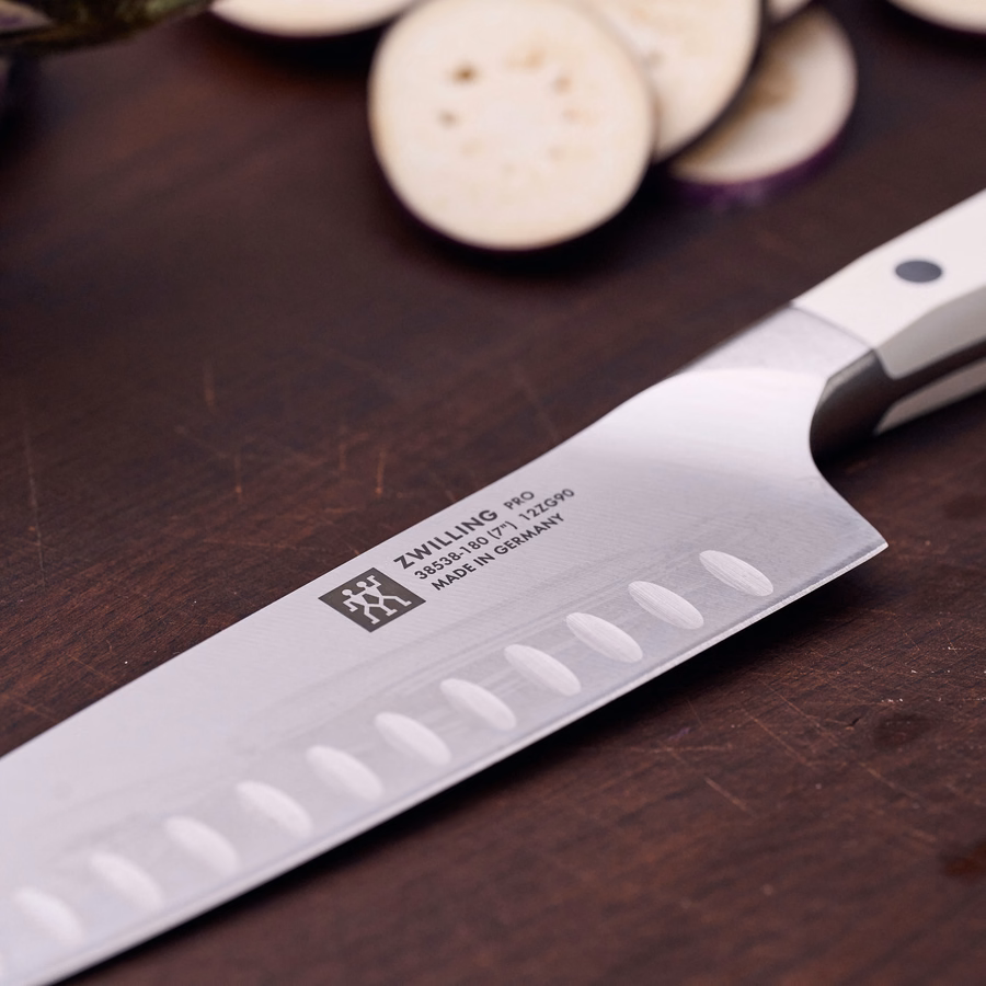 7-inch, Hollow Edge Slim Santoku Knife