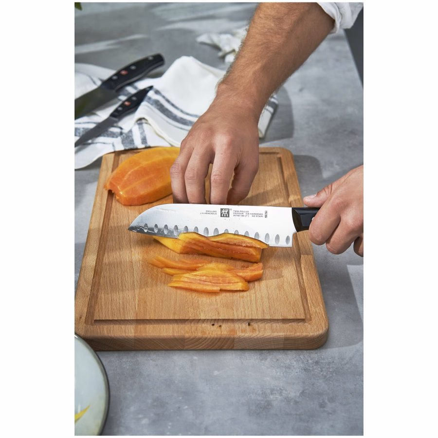 7-inch, Hollow Edge Santoku Knife