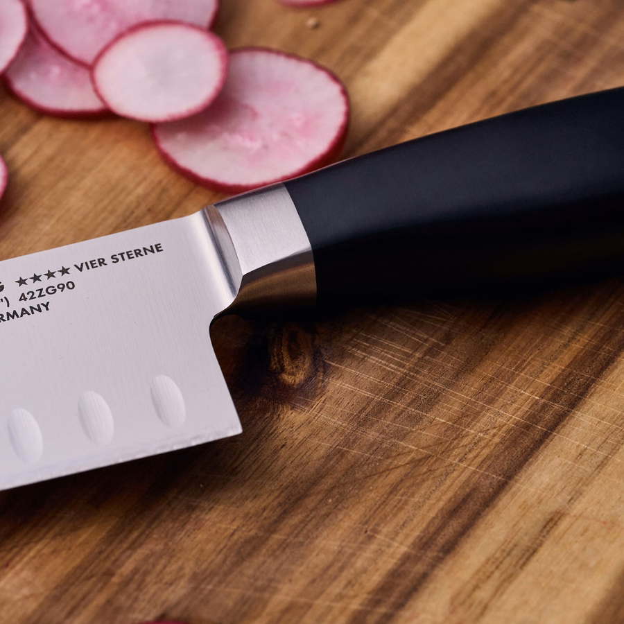 Santoku 7 inch, hollow edge