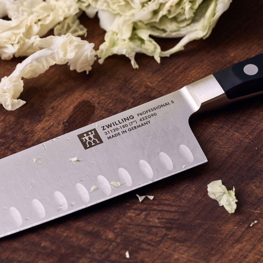 7-inch, Hollow Edge Santoku Knife