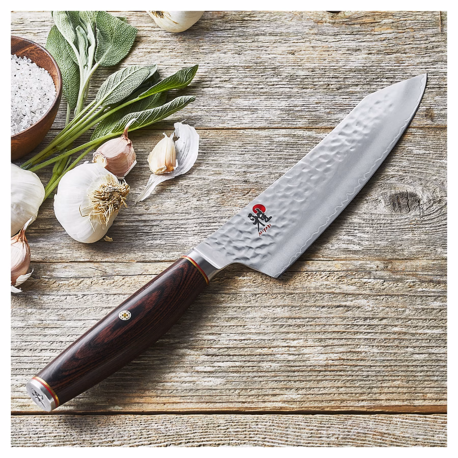 7-inch Rocking Santoku, Fine Edge