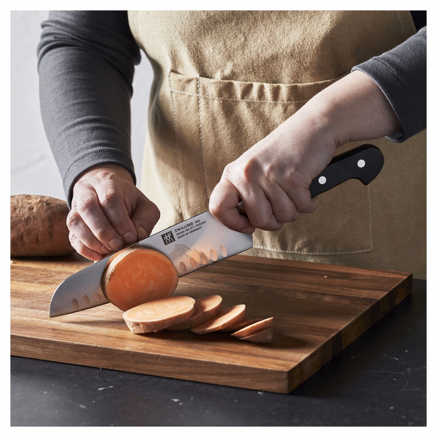 7-inch, Hollow Edge Santoku Knife