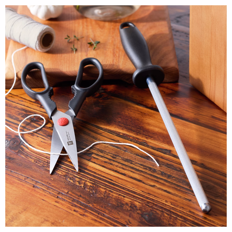 7-pc, Upright Knife Block Set, Brown