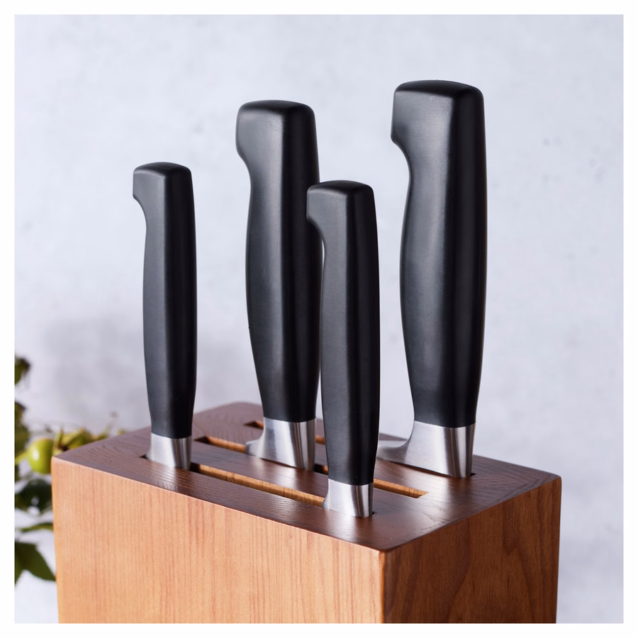7-pc, Upright Knife Block Set, Brown
