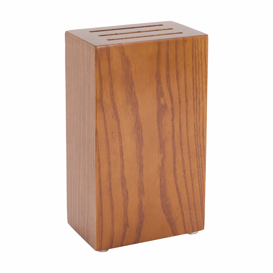 7-pc, Upright Knife Block Set, Brown