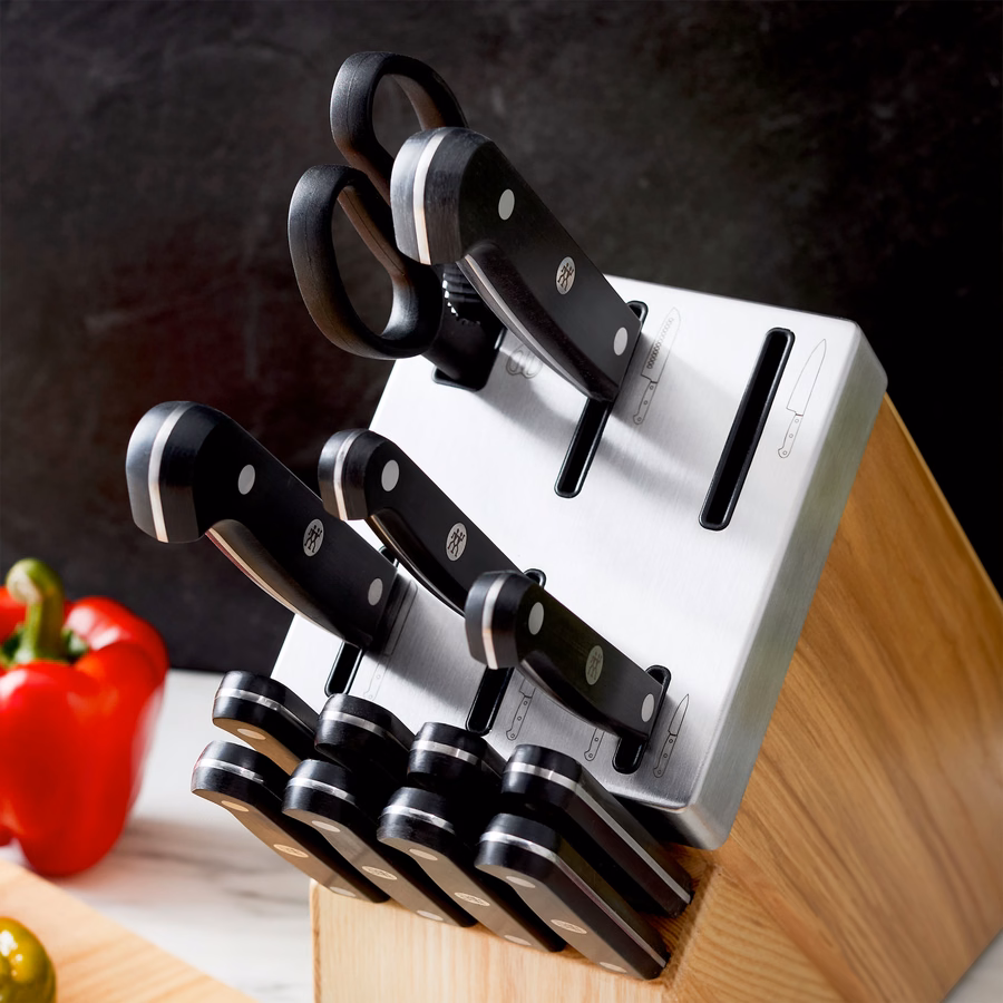 15-pc, Knife block set, Natural