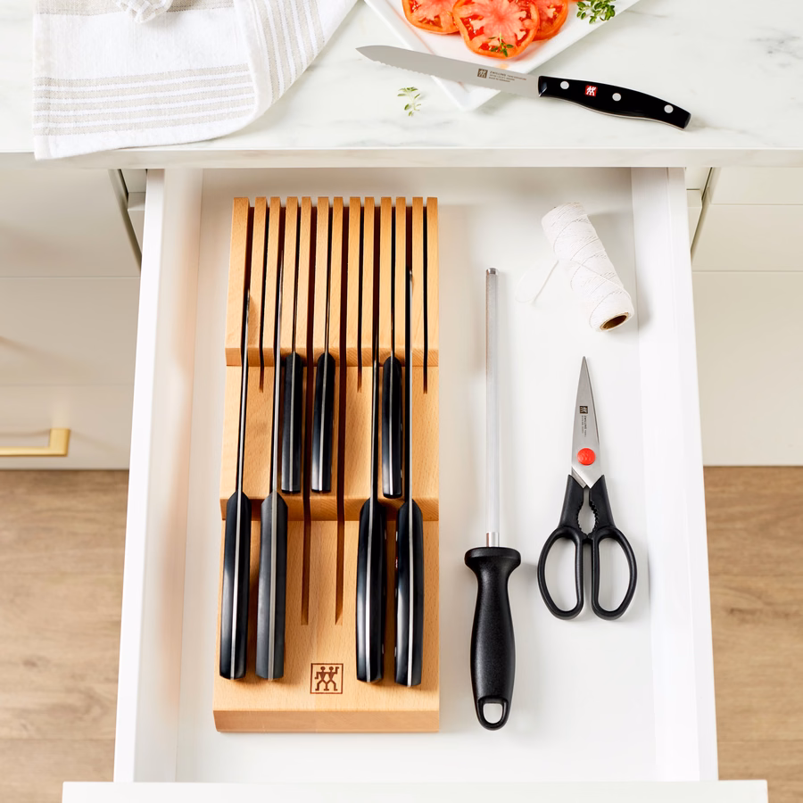 11-pc, Knife block set, Natural