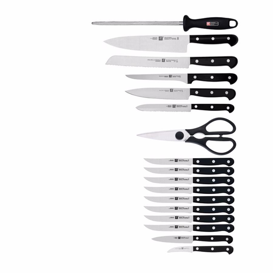 18-pc, Knife block set, Natural