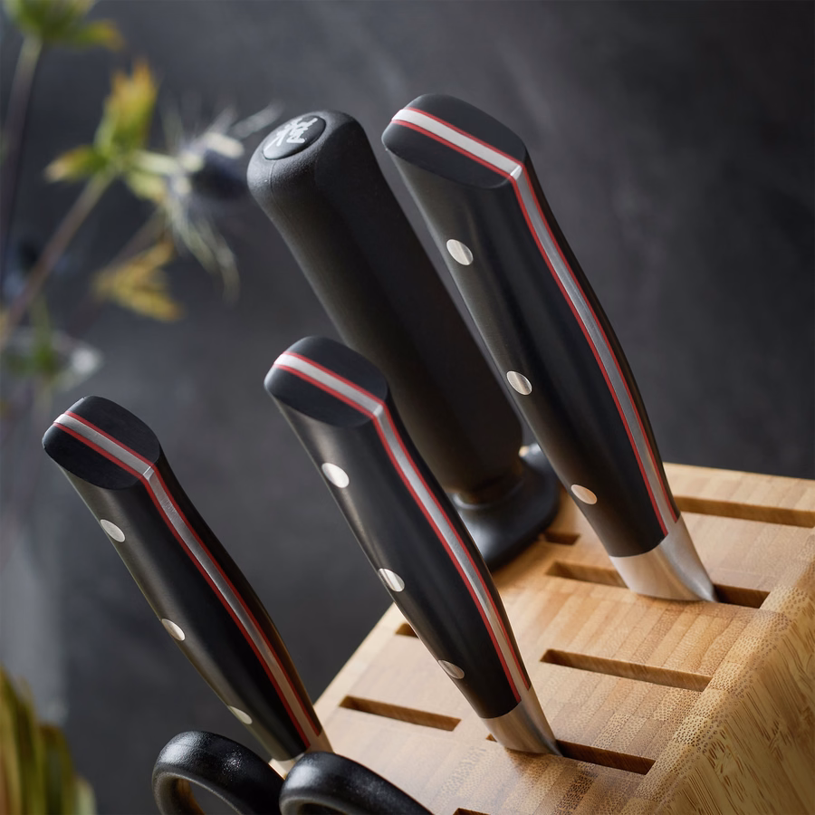7-pc, Knife block set, Natural