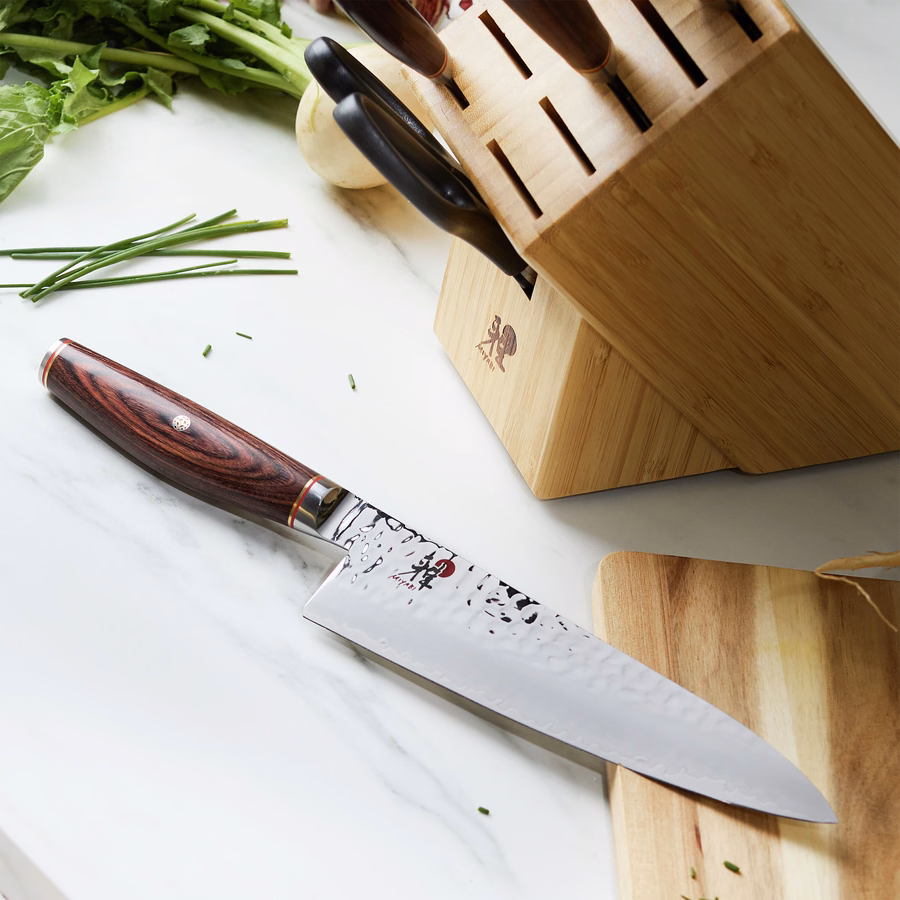 7-pc, Knife block set, Natural