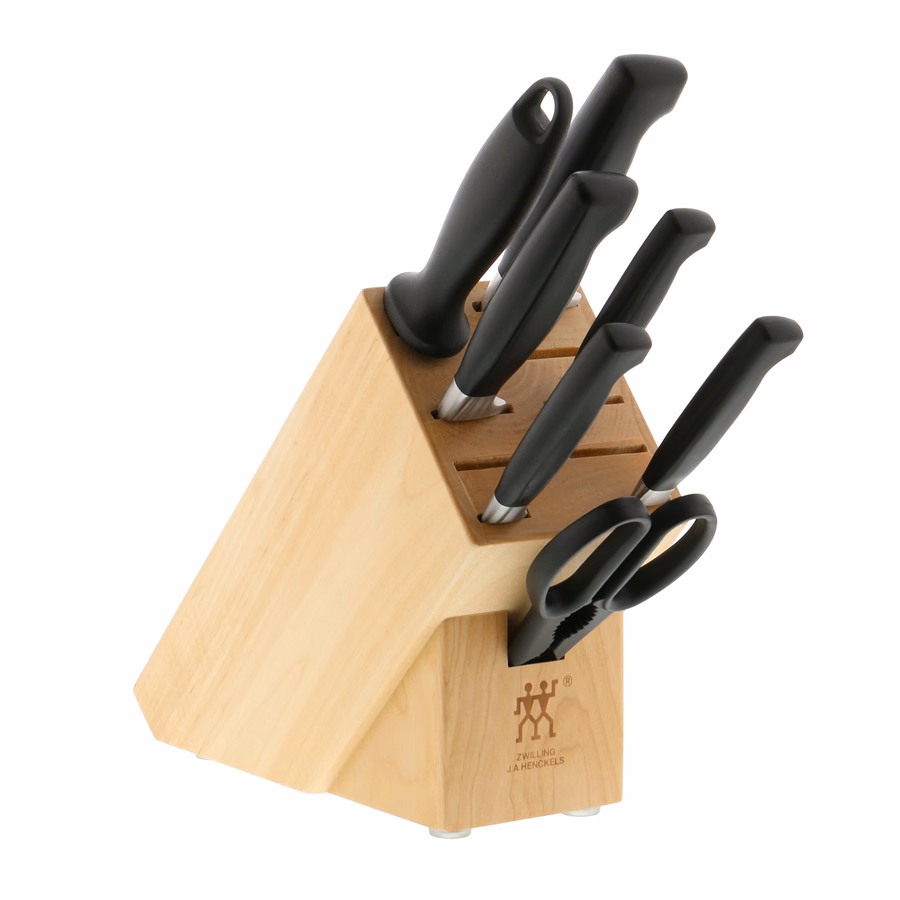 8-pc, Knife block set, Natural