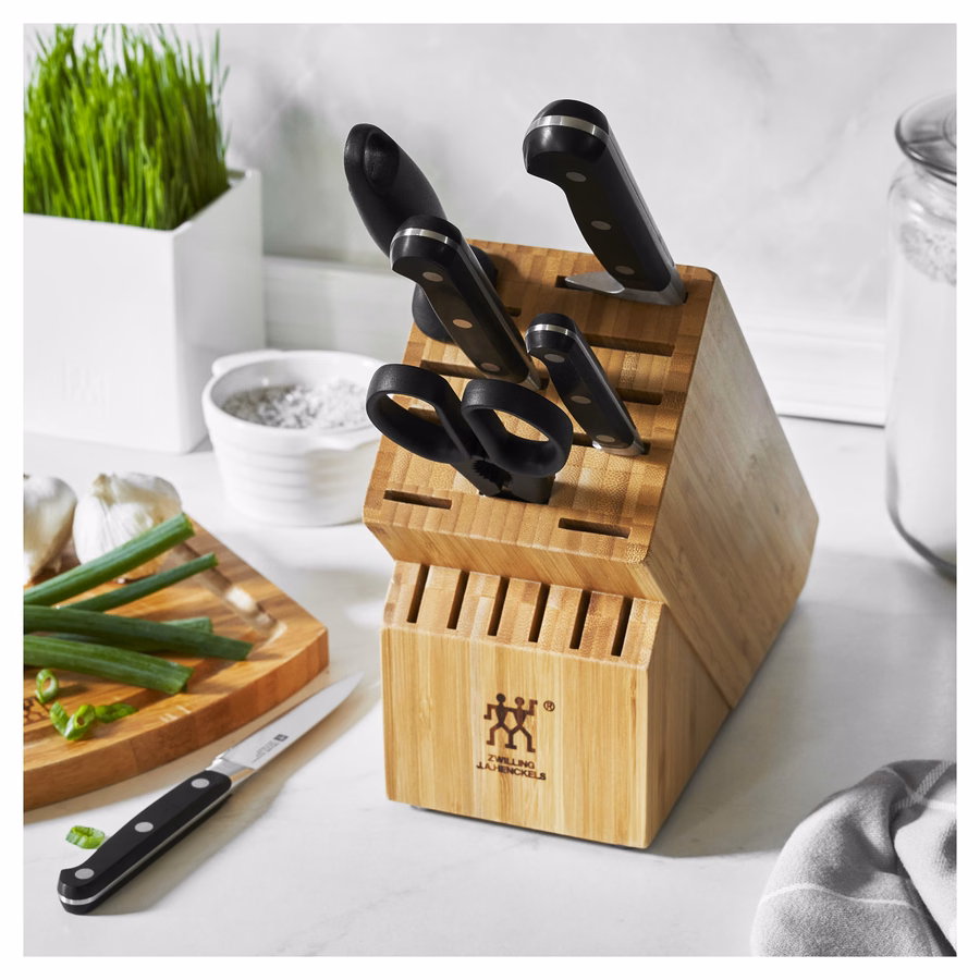 7-pc, Knife block set, Natural