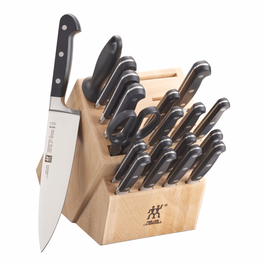 20-pc, Knife block set, Natural