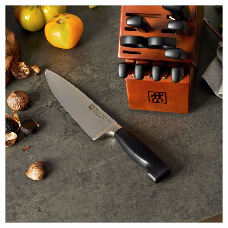 12-pc, Knife block set, Walnut