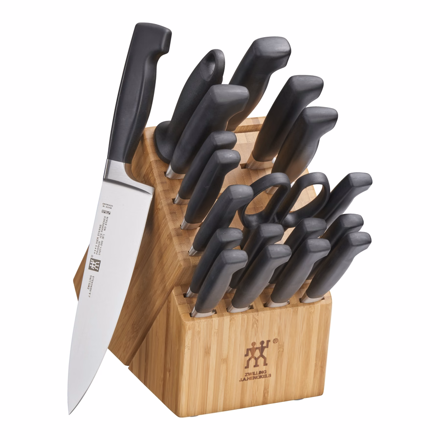 20-pc, Knife block set, Natural
