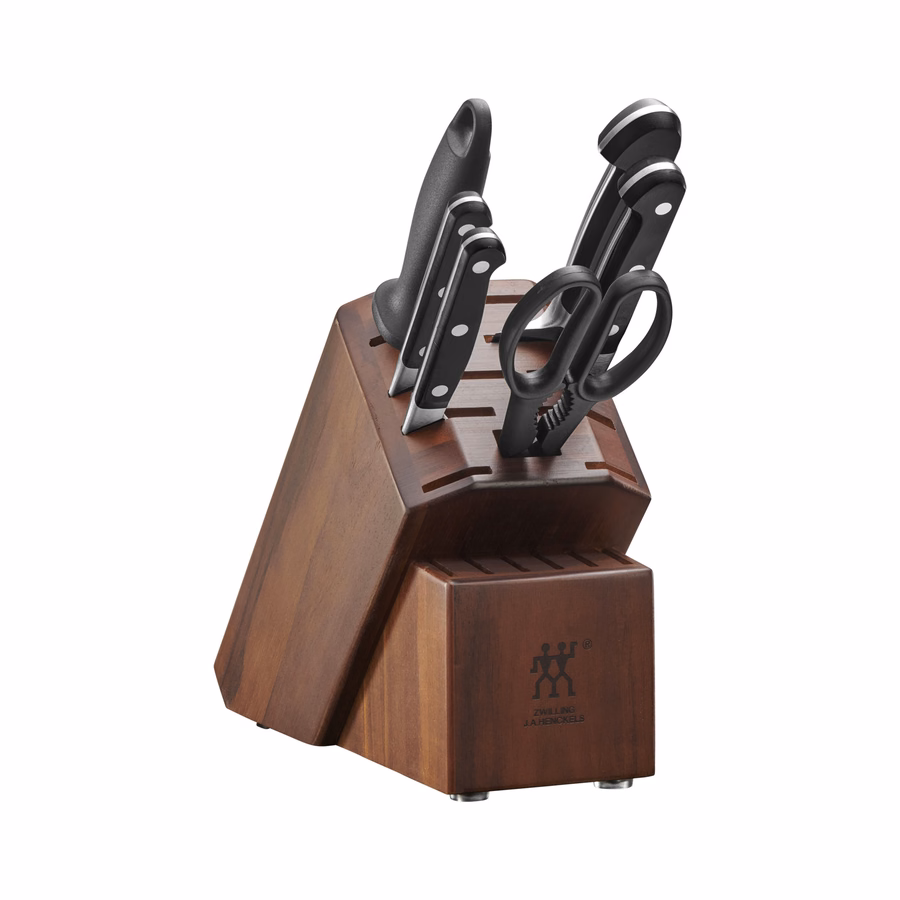 7-pc, Knife block set, Acacia