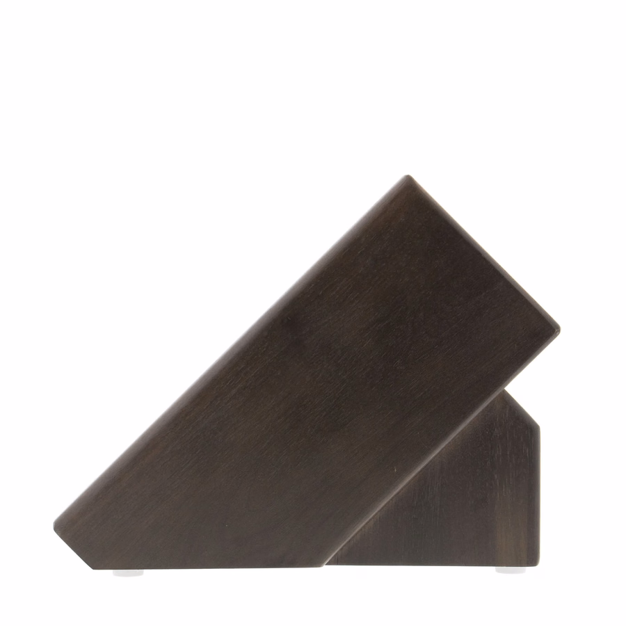 Walnut, TWIN Knife Block Empty