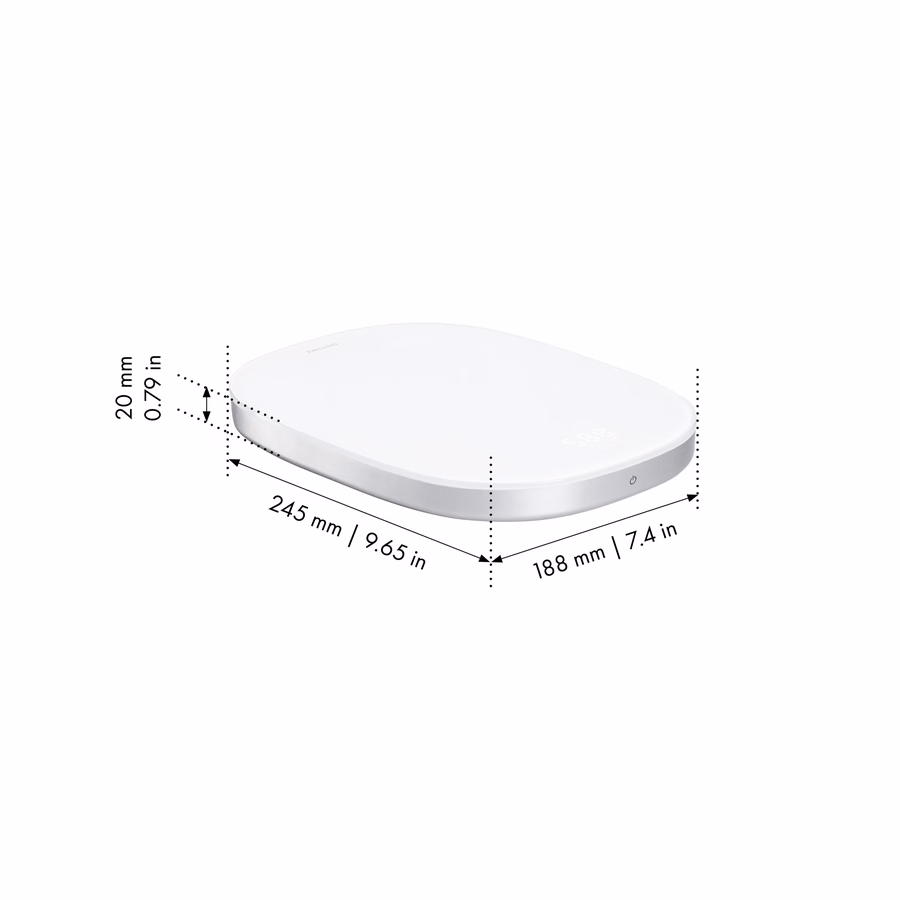 Digital Kitchen Scale - Silver
