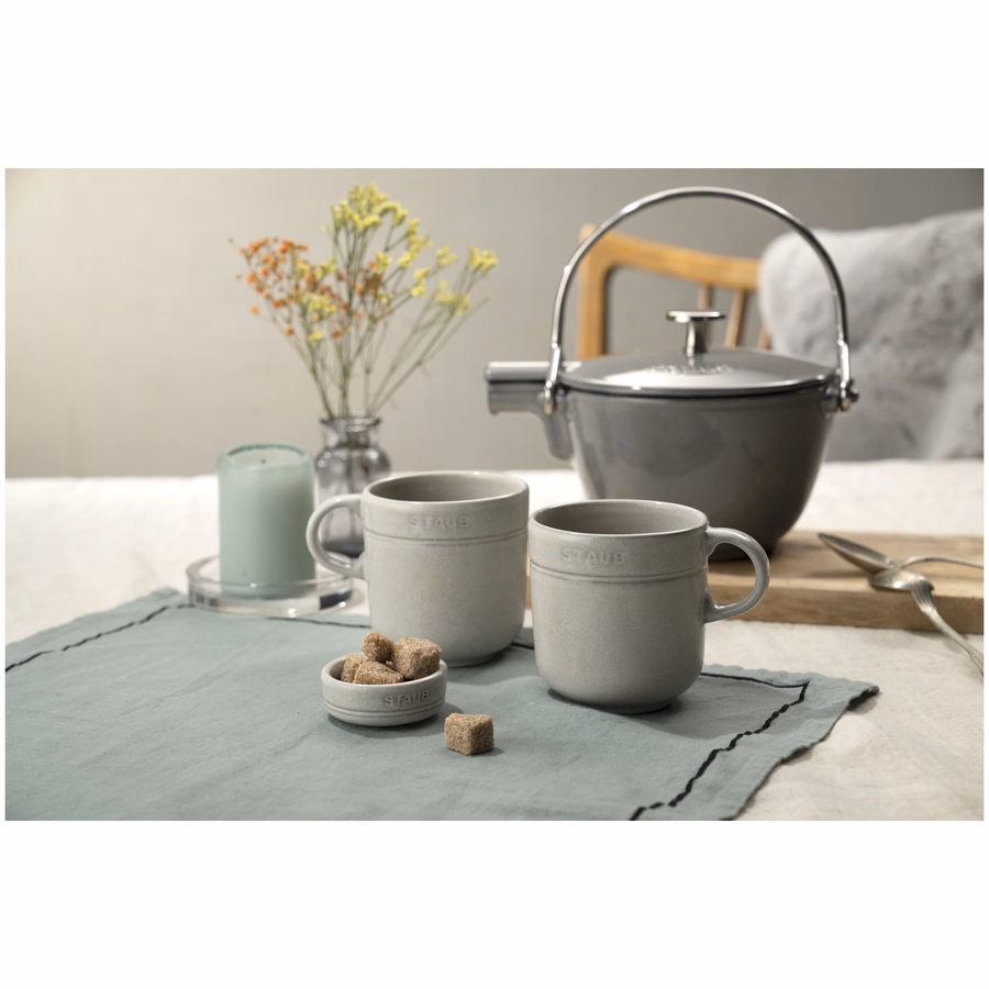 4-pc, Condiment dish set, White Truffle