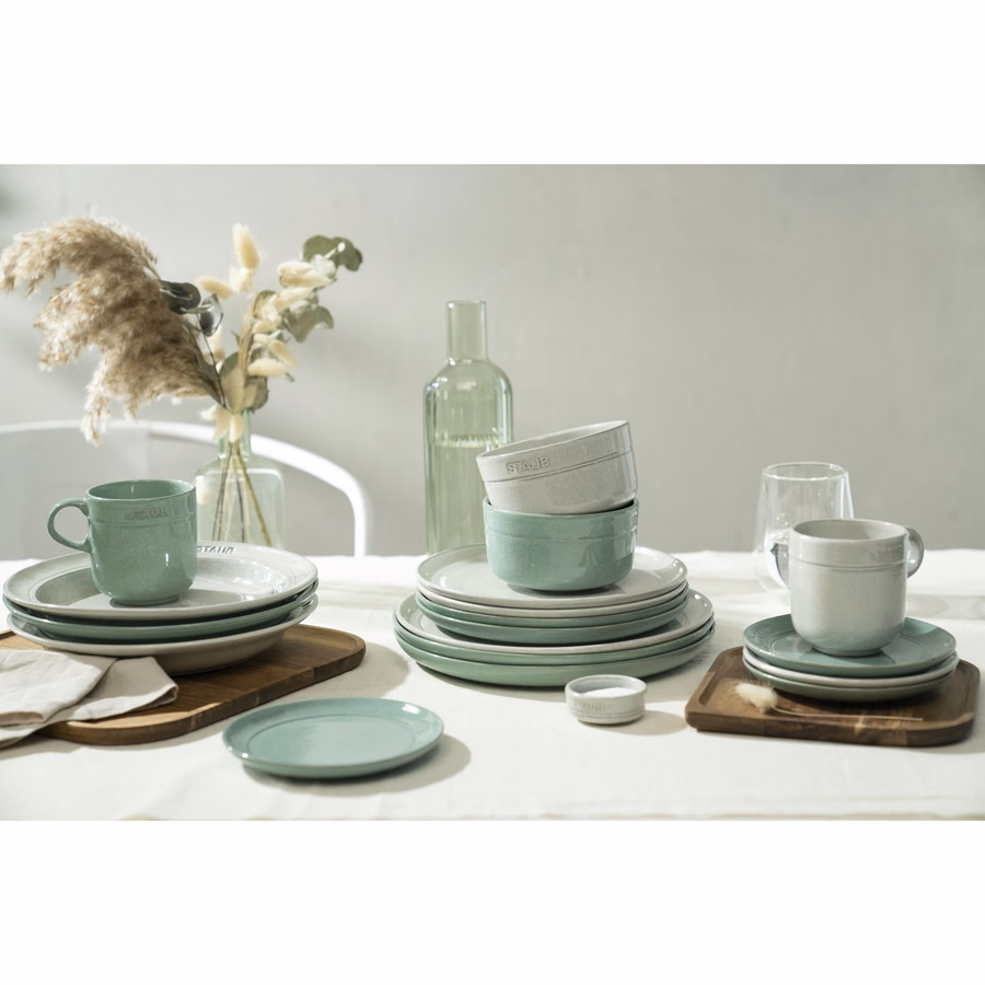 4-pc, Condiment dish set, White Truffle