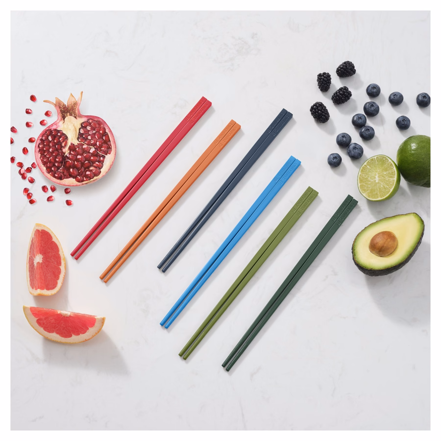 12-pc Antibacterial Chopsticks Set