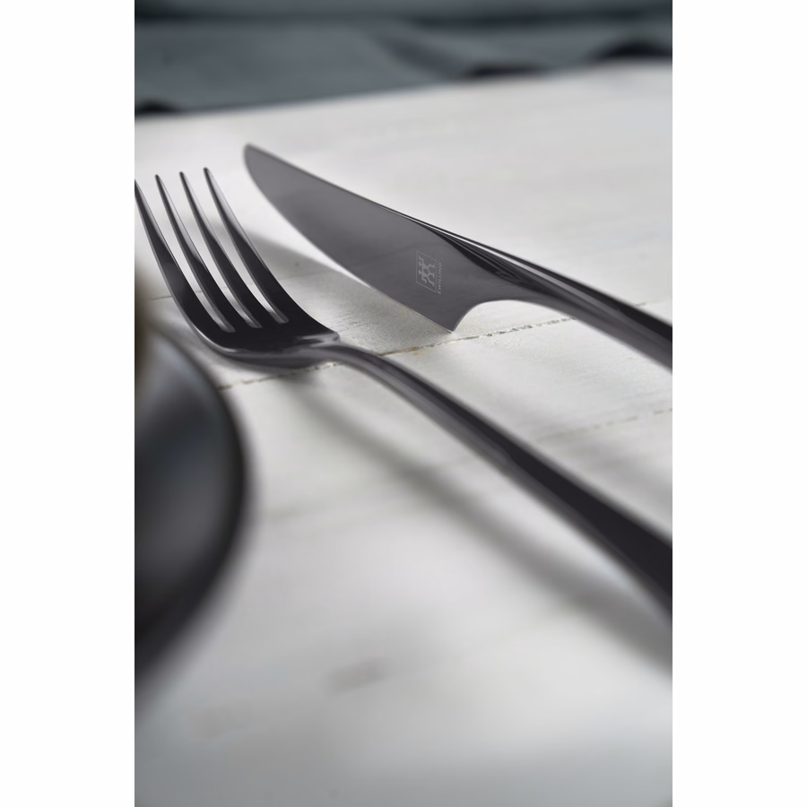 20-pc Slate Flatware Set, 18/10 Stainless Steel, Anthracite
