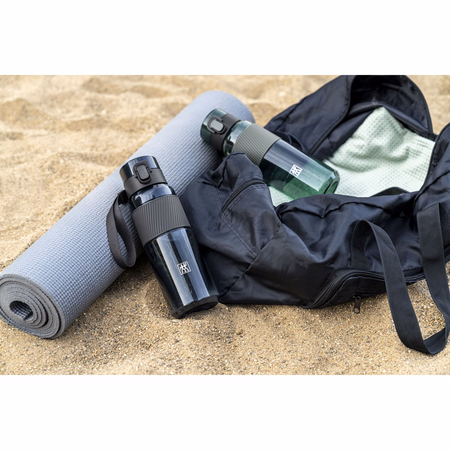 Drinking bottle, 680 ml, tritan, Matte Black