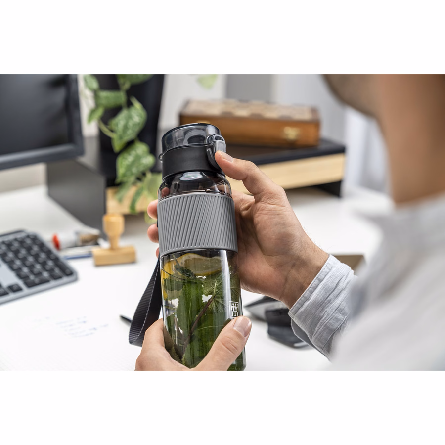 Drinking bottle, 680 ml, tritan, Matte Black