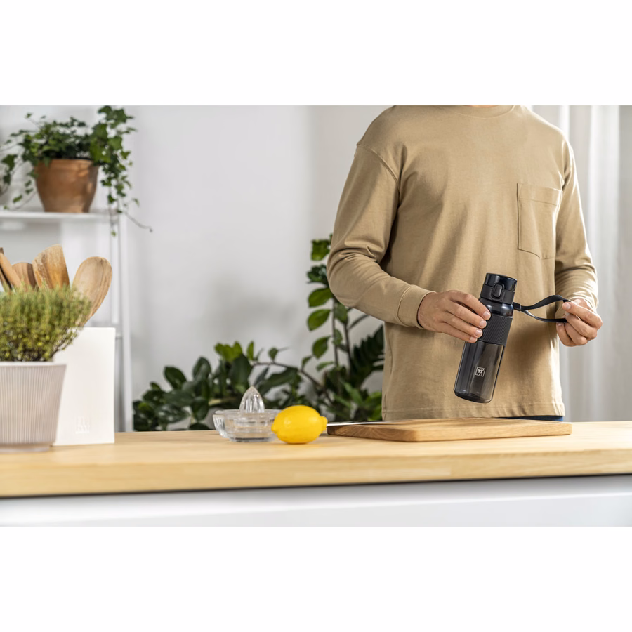 Drinking bottle, 680 ml, tritan, Matte Black