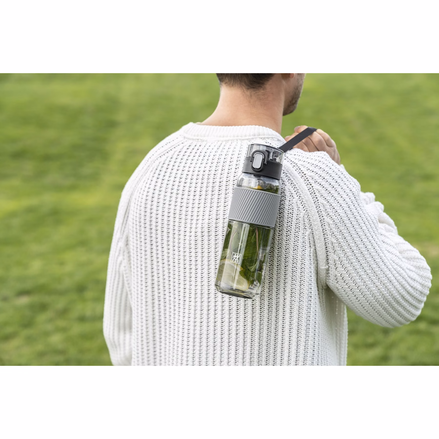 Drinking bottle, 680 ml, tritan, Grey