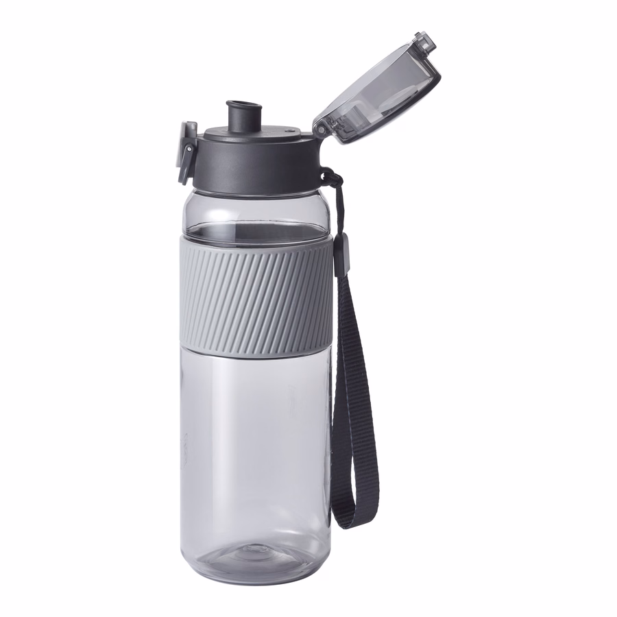 Drinking bottle, 680 ml, tritan, Grey