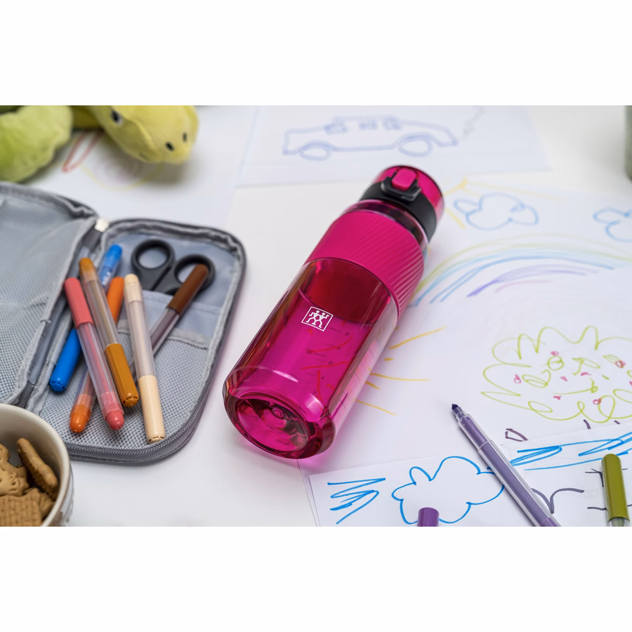 Drinking bottle, 680 ml, tritan, Pink