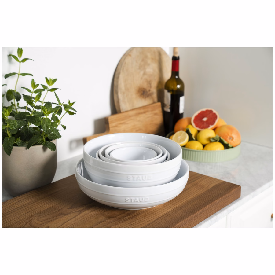 11.5-inch, Shallow Serving Bowl, White