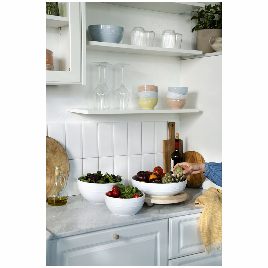 11.5-inch, Shallow Serving Bowl, White