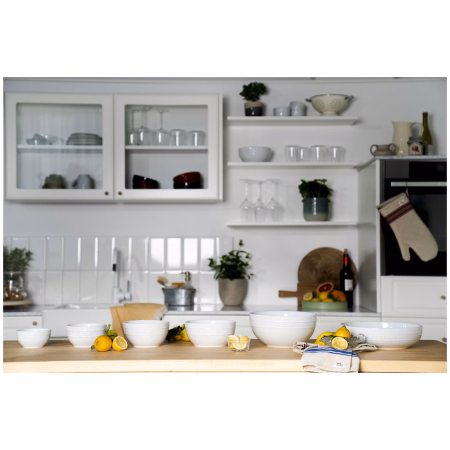 11.5-inch, Shallow Serving Bowl, White