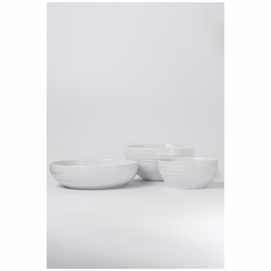 11.5-inch, Shallow Serving Bowl, White