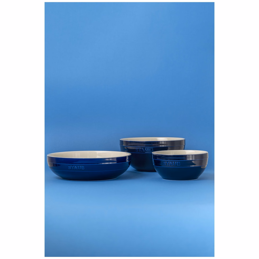 11.5-inch, Shallow Serving Bowl, Dark Blue