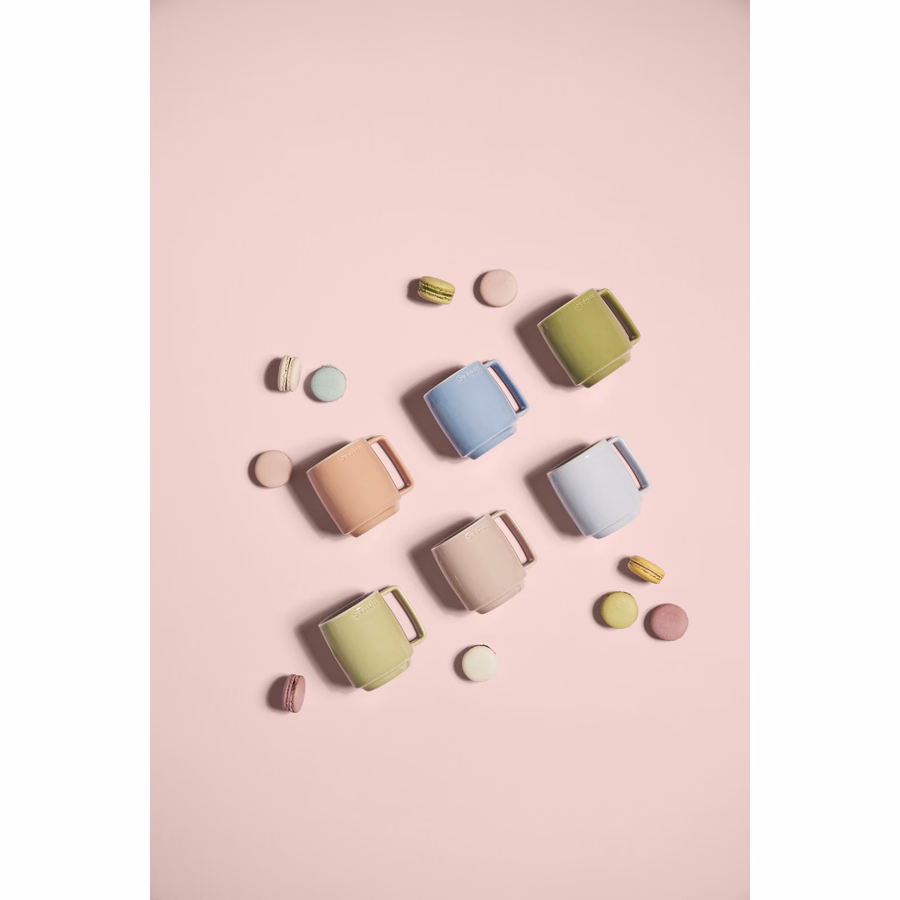 11.8-oz-/-6-pc Macaron Coffee/Tea Mugs