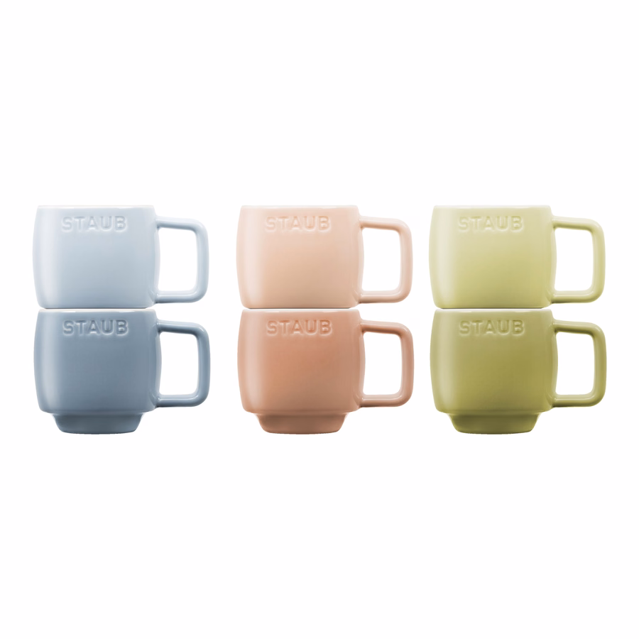 3.5-oz-/-6-pc Macaron Espresso Cups
