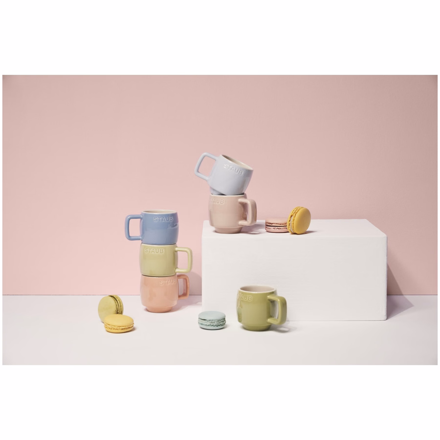 3.5-oz-/-6-pc Macaron Espresso Cups